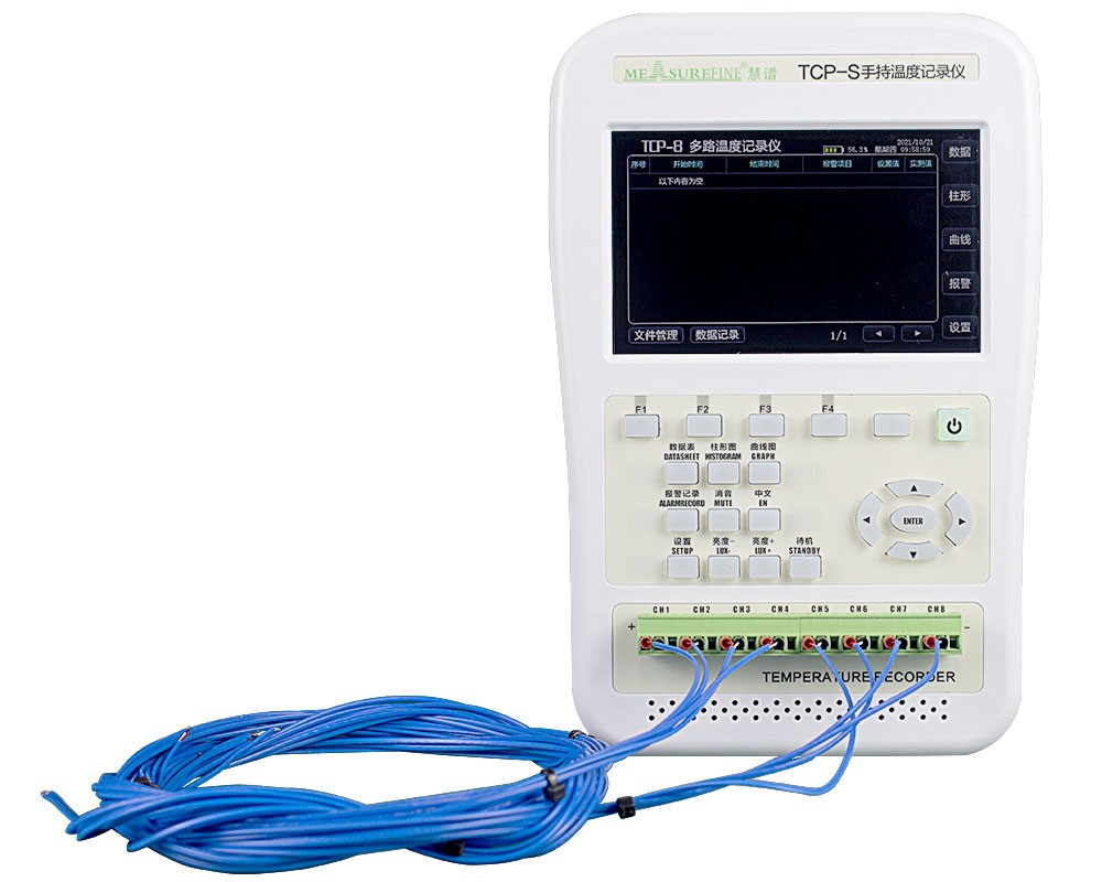 TCP-S手持式多路温度记录仪图片