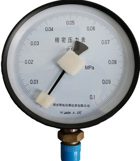 微压精密压力表轴向前边带调零ZHT 0.4级YB-150ZQ图片