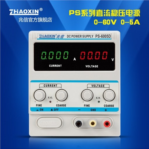 PS-6005D线性直流可调电源0-60V 0-5A图片