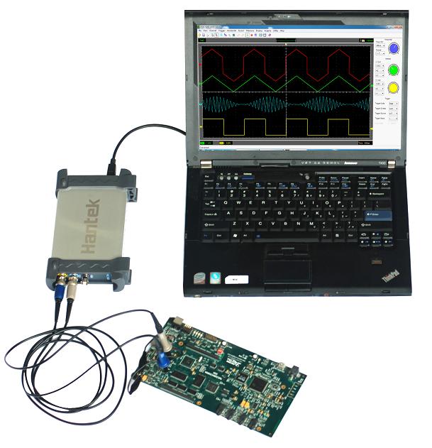 USB虚拟示波器Hantek6022BE图片
