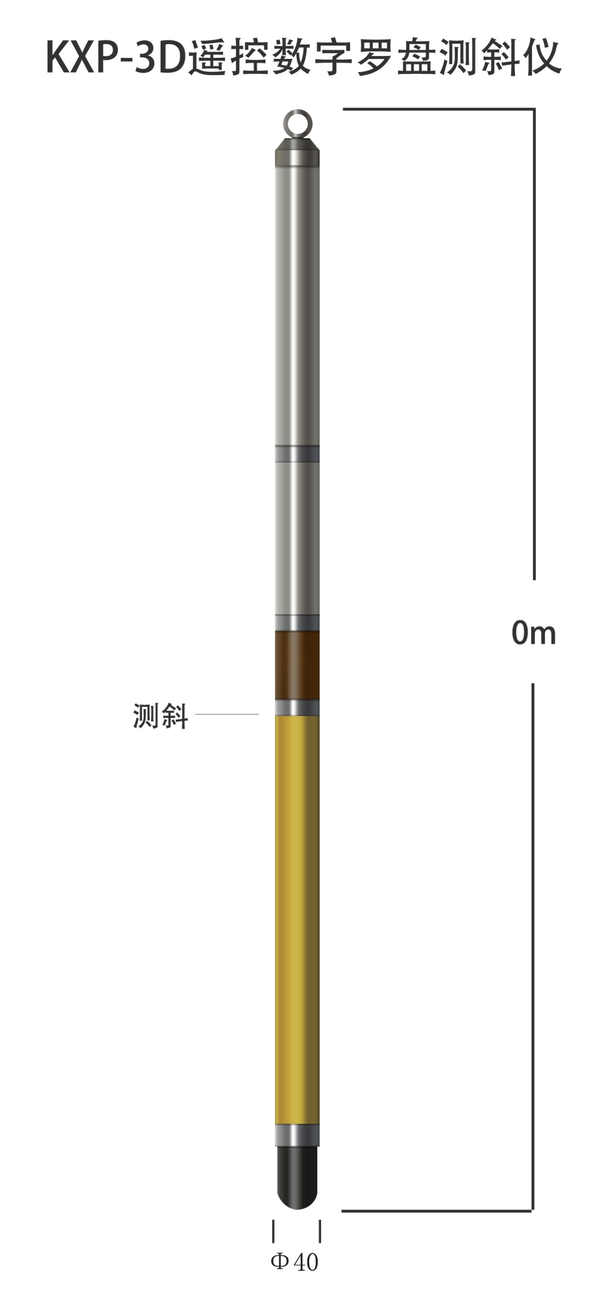 KXP-3D遥控数字罗盘测斜仪图片