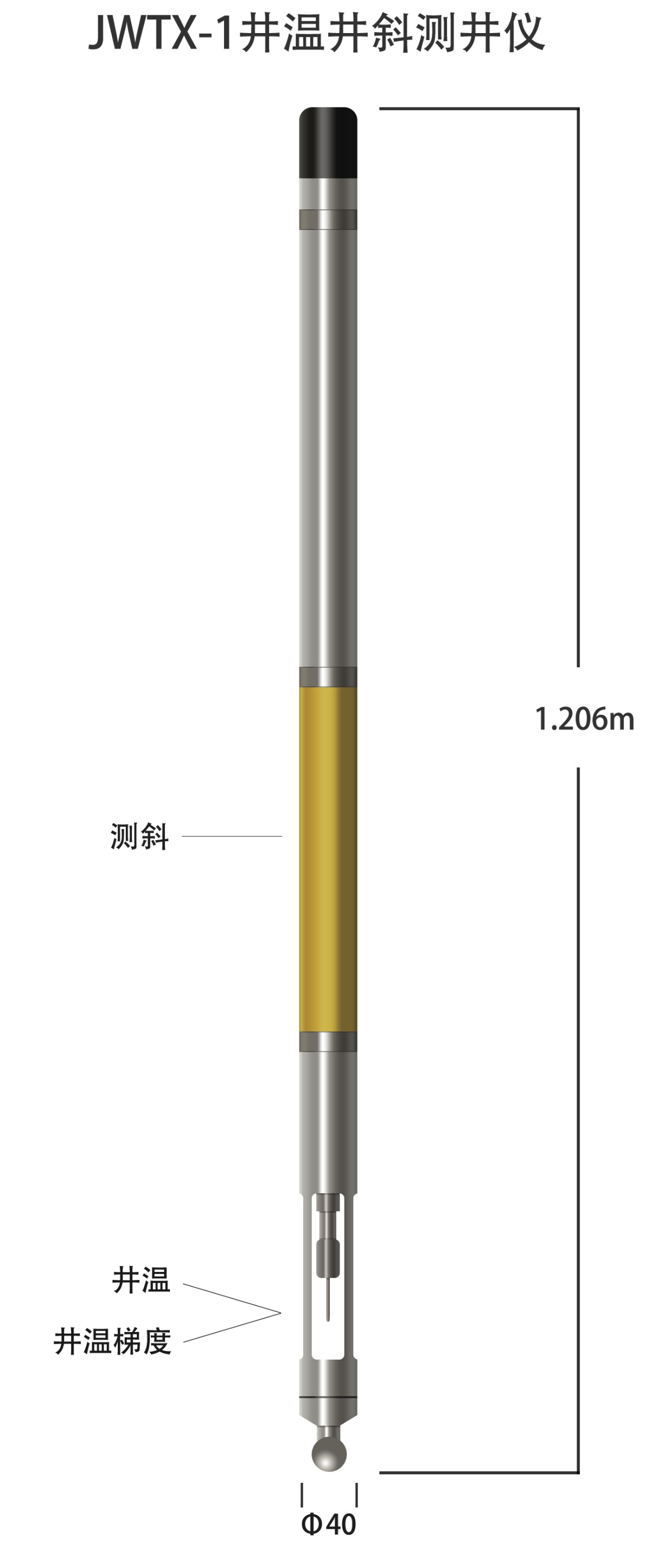 JWTX-1型井温井斜组合测井仪图片