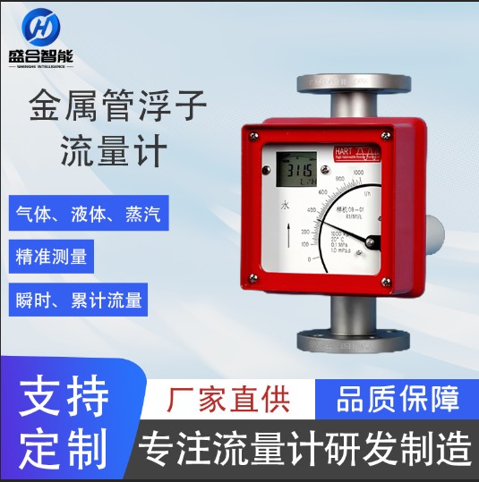 防爆型金属管浮子流量计4-20mA+HART通信图片