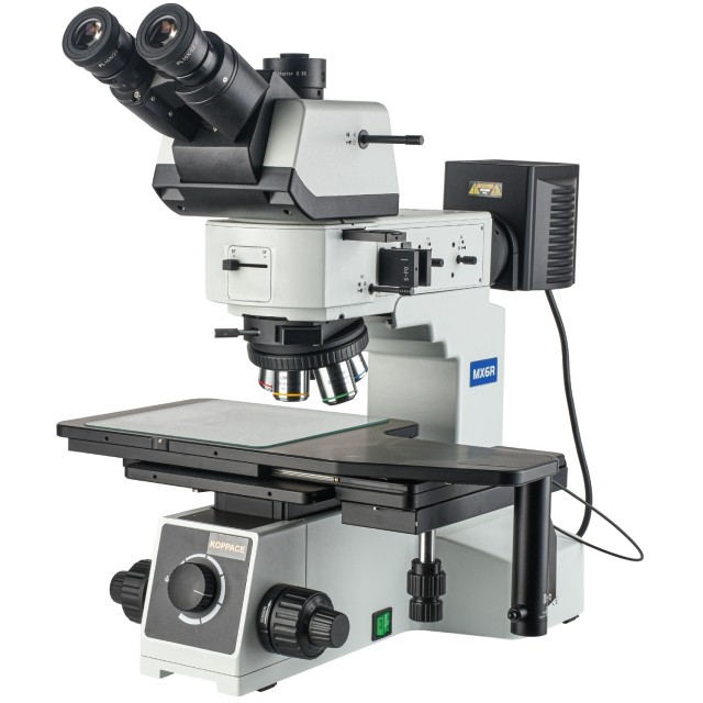 KP-MX6R 50X-500X三眼金相显微镜明暗场,偏光DIC观察,6英寸大平台图片