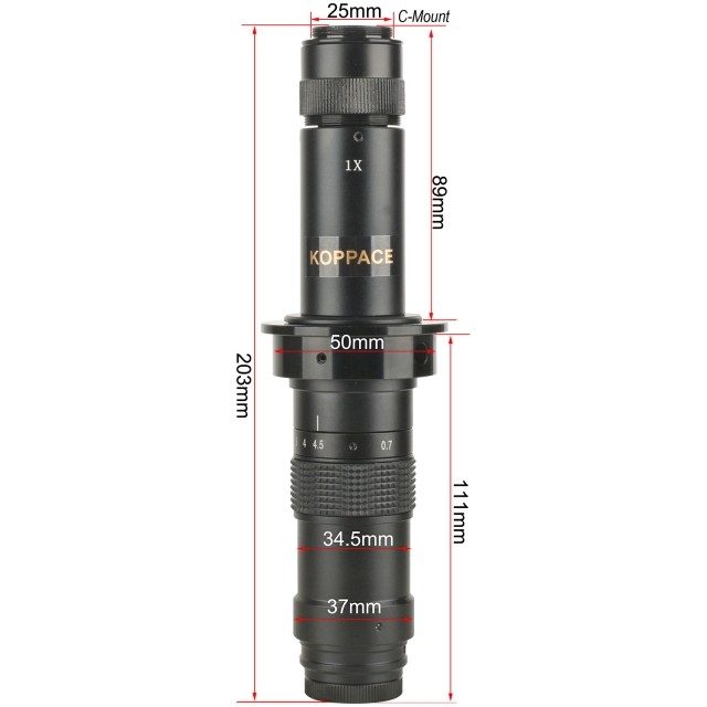KP-Z45Y 48X-314X工业显微镜镜头图片