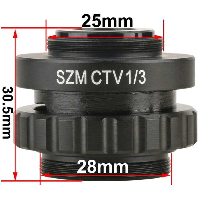 KP-03S 1/3,CTV,显微镜接口可调节焦距,28mm显微镜安装接口图片
