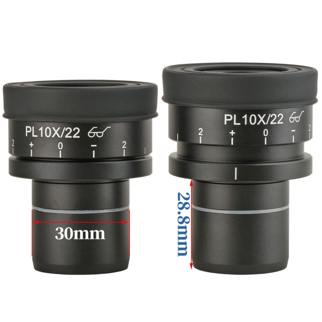 KP-PL10X高眼点大视野平场目镜,PL10X/22mm,视度可调,安装接口30mm图片