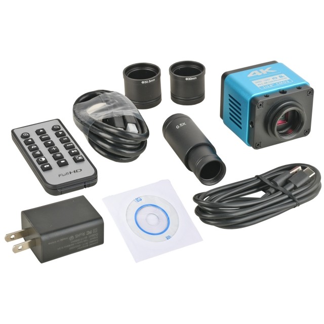 KP-H1605X 4k高清显微镜相机,HDMI/Type-C输出,具有23.2mm至30和30.5mm接口的电子目镜图片