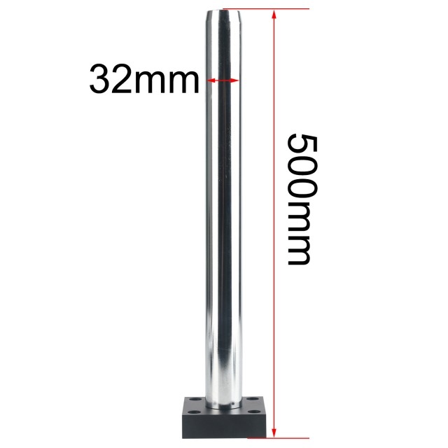 KP-M50光学显微镜平台支架,柱长500mm,柱径32mm,螺丝孔M6图片