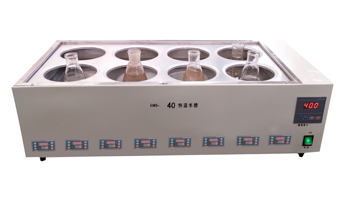 EMS-40恒温磁力搅拌水浴槽(双列八孔)图片
