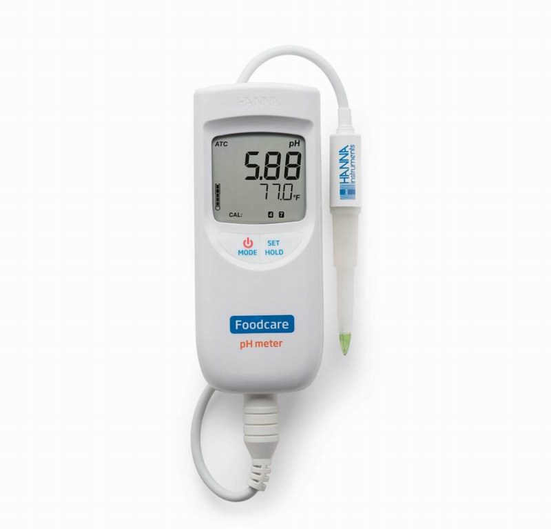 HI99161防水便携式酸度pH-温度测定仪(食品乳制品)图片