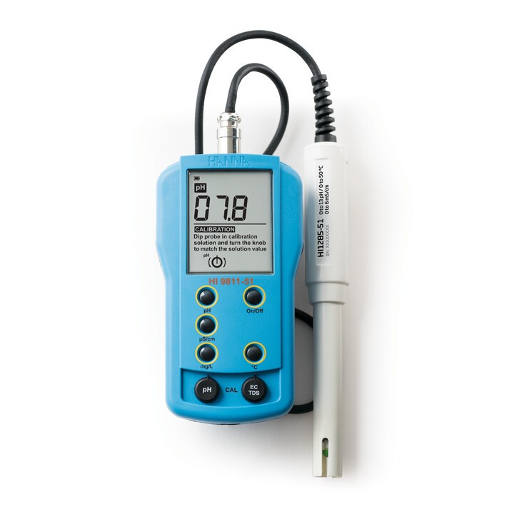 HI9811-51 pH/EC/TDS/温度便携式测定仪图片