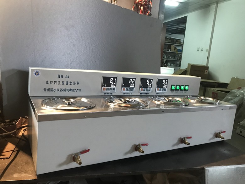 HH-4B单列单控四孔水浴锅图片