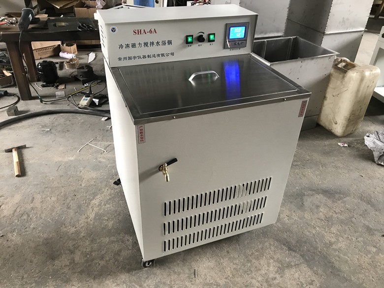 SHA-6A冷冻磁力搅拌水浴锅图片
