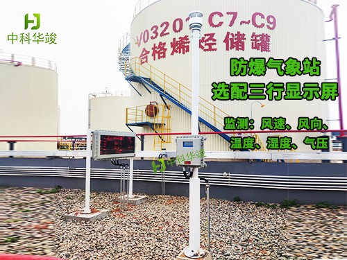 罐区化工防爆气象站图片