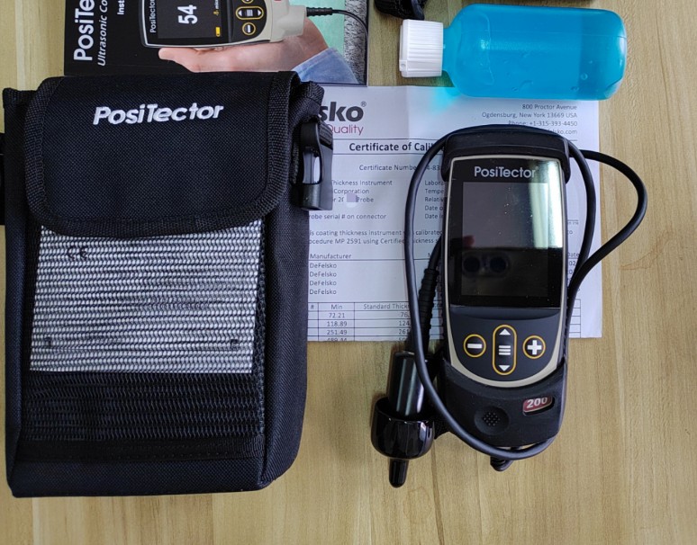 Positecto测厚仪主机Standard 1850探头200C图片