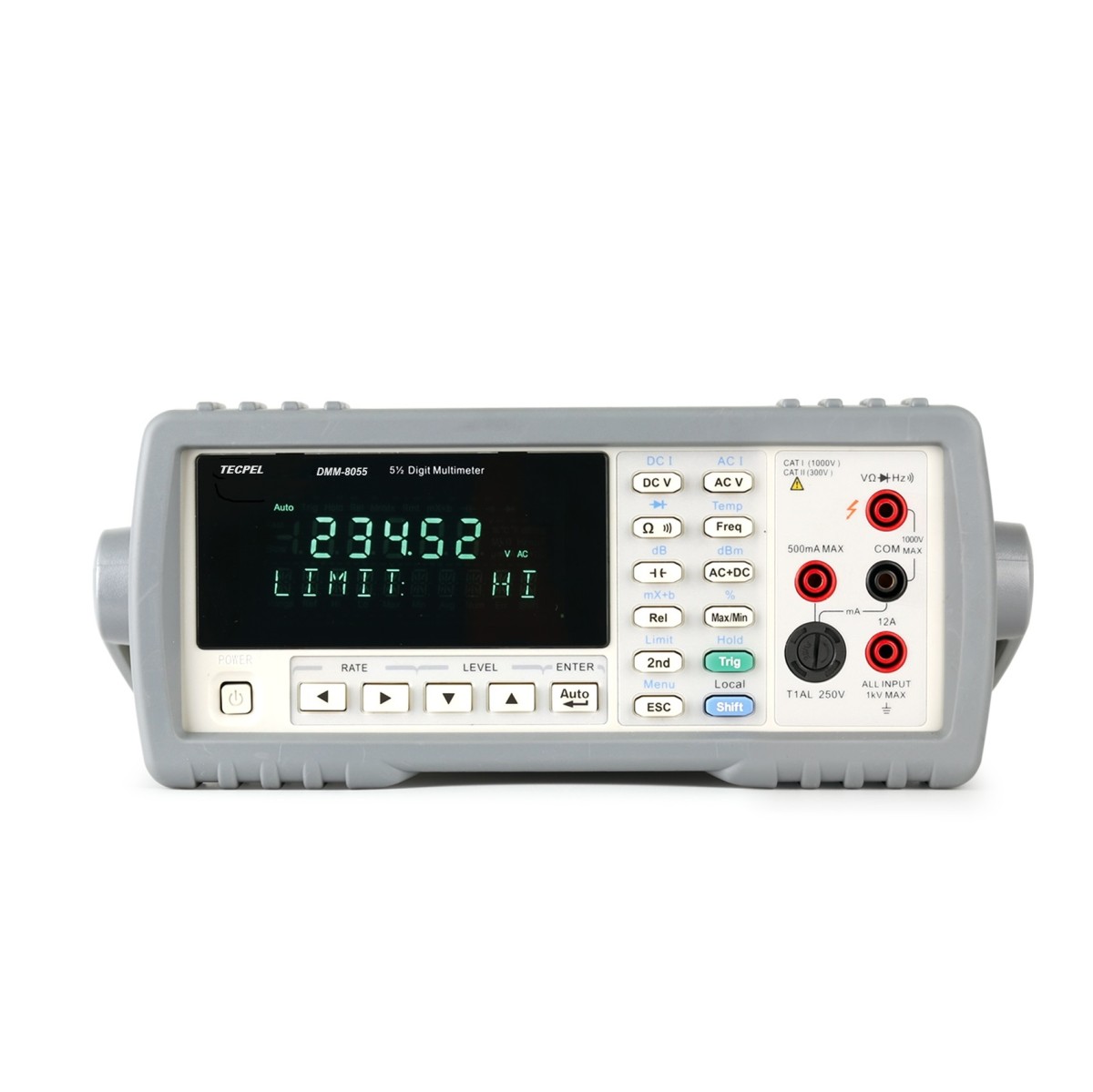 DMM-8055 120,000显示数位桌上型万用表高亮度双显示VFD图片