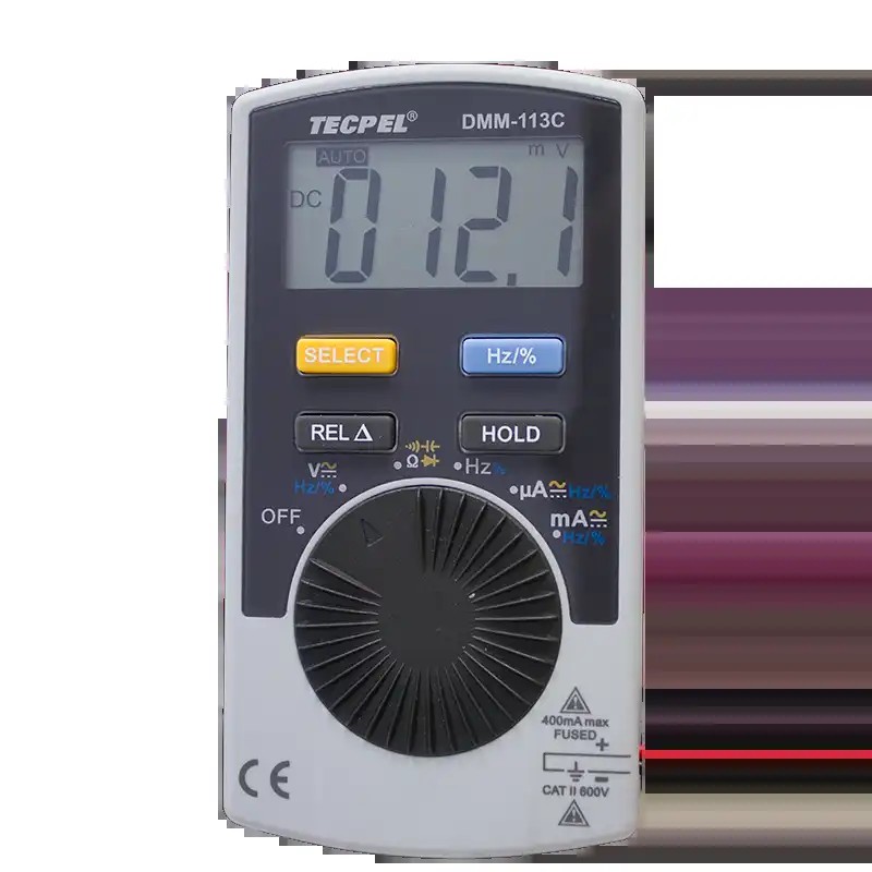 TECPEL DMM-113C数位多功能电表三用电表图片
