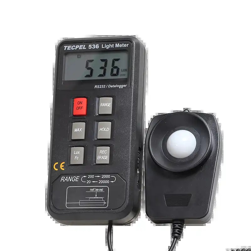 TECPEL DLM-536数位照度记录器(勒克司/呎烛光)图片