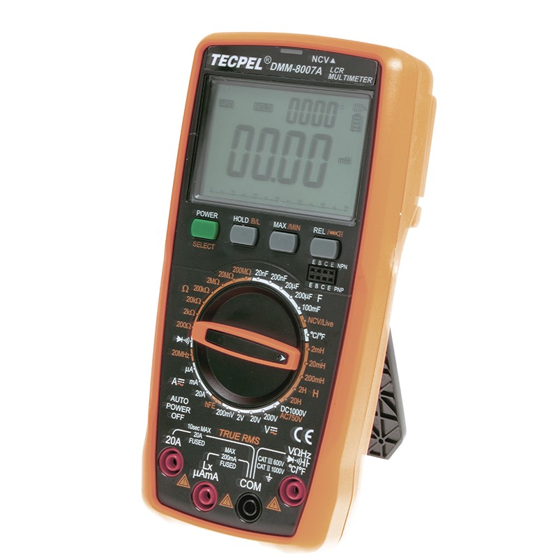 TECPEL DMM-8007A 1,999位数多功能电表,三用电表图片