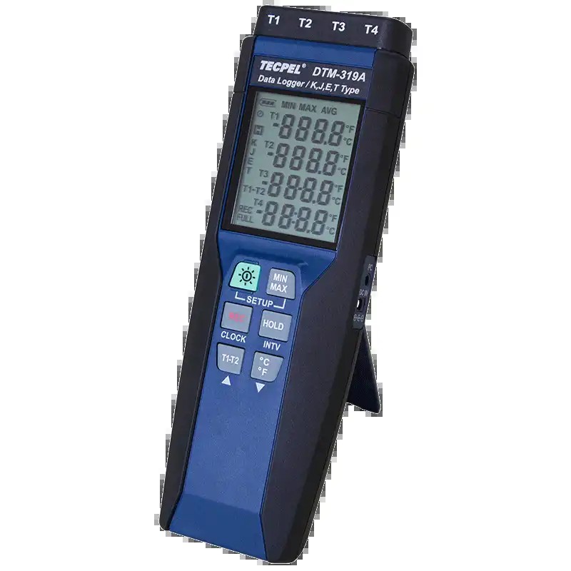 TECPEL DTM-319A 4通道,四通道温度记录器,热电偶温度记录器4CH图片