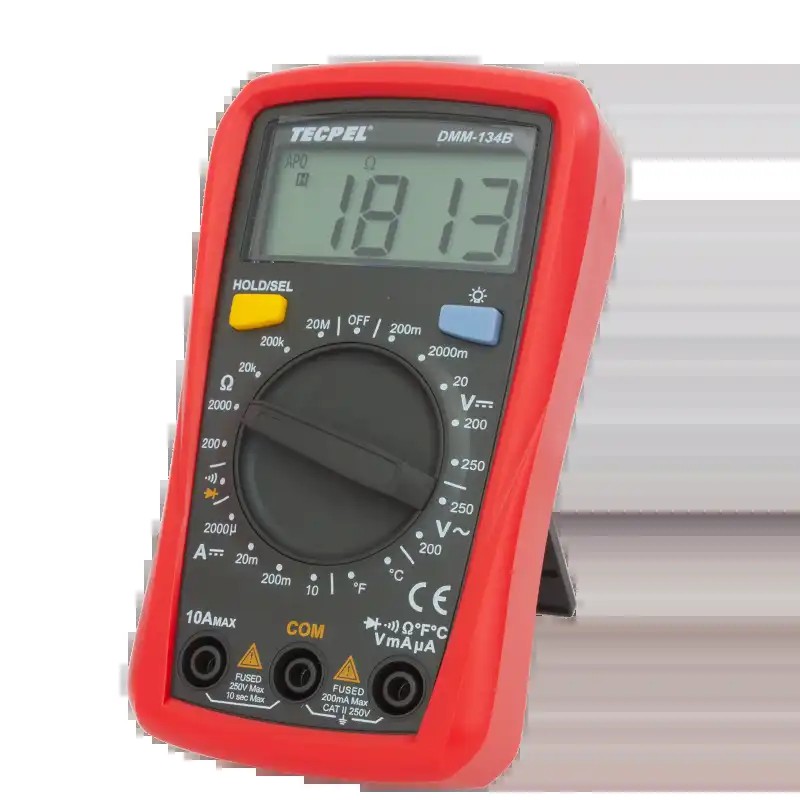 TECPEL DMM-134B数位多功能电表三用电表图片