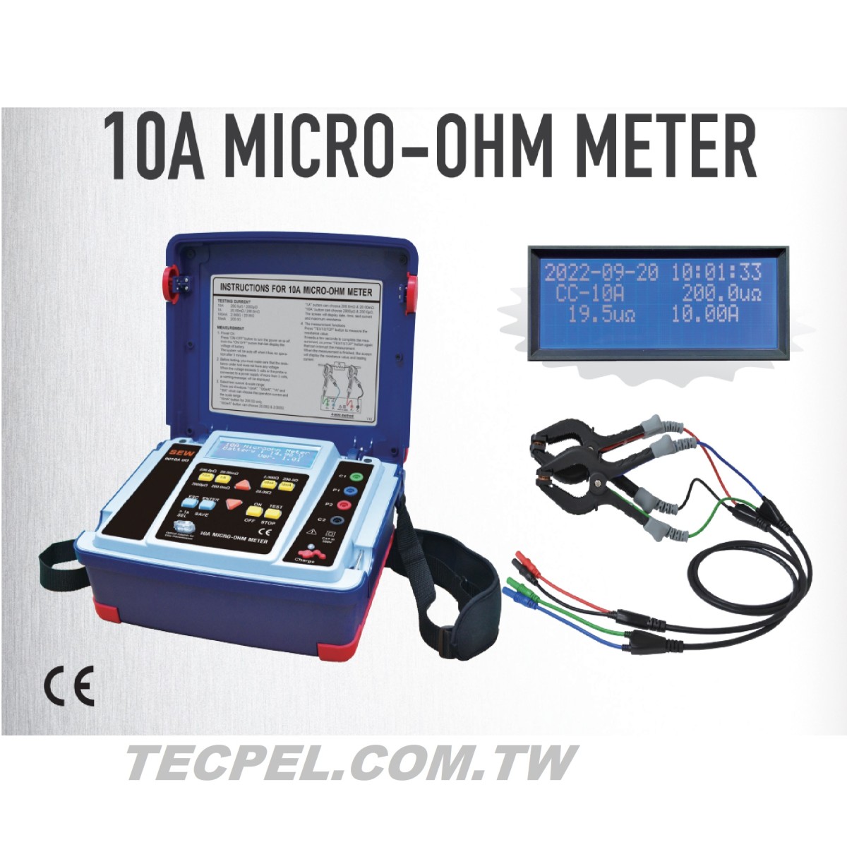 MO-9010A 10A微欧姆计高精度测试图片