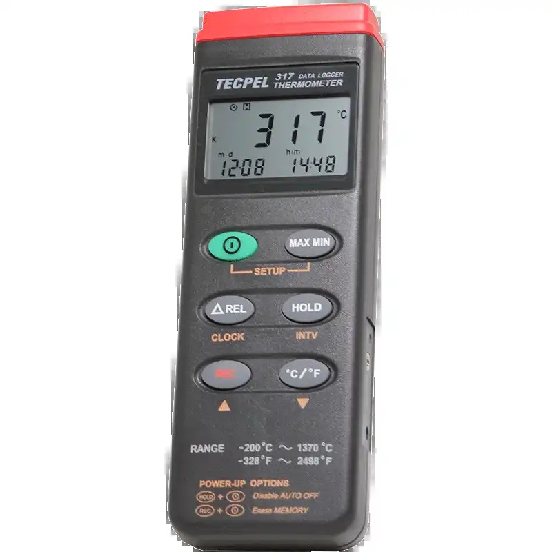 TECPEL DTM-317 K型热电偶温度记录器图片