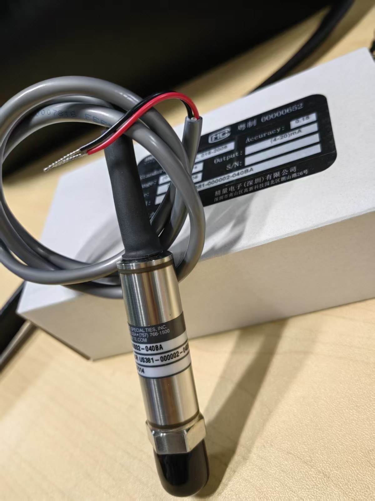 TE MEAS精量压力传感器/变送器US381-000002-010BA图片