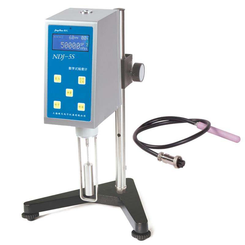 NDJ-5S数显旋转式粘度计搭配RTD温度探头图片