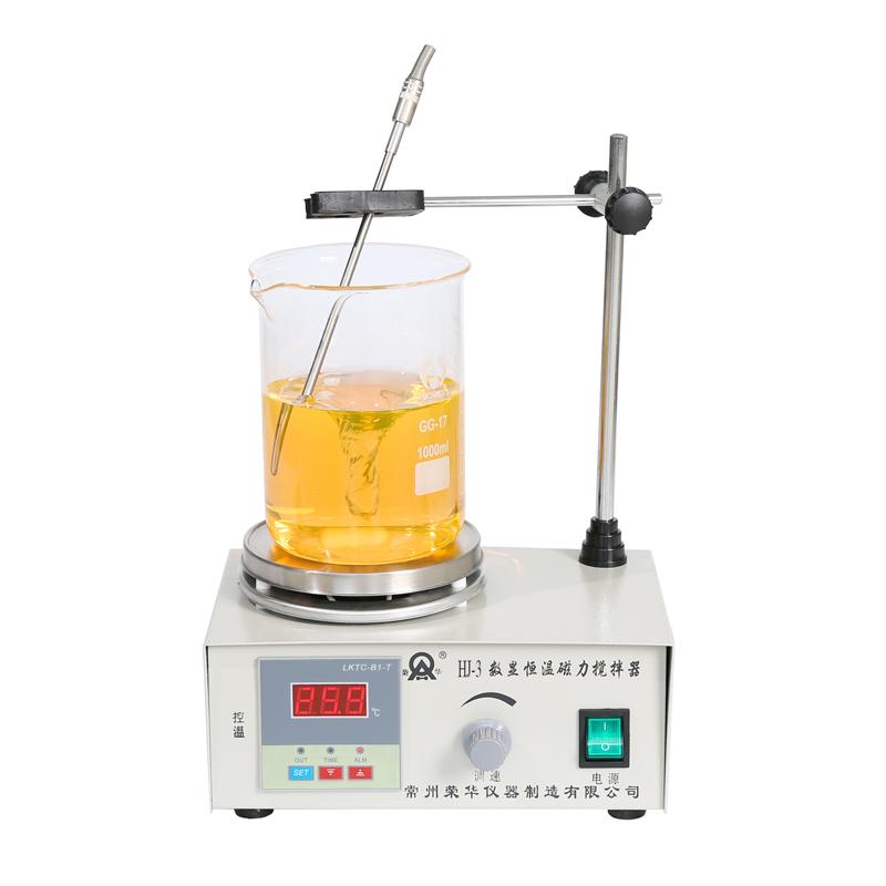 HJ-3数显恒温磁力加热搅拌器图片