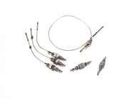 Capillary tubing kit, 0.12 mm id, flexible stainless steel, 6/pk图片