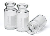 Vial, crimp top, headspace, clear, graduation marks and write-on spot, flat bottom, certified, 10 mL, 23 x 46 mm, 100/pk图片