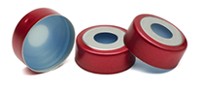 Caps/septa, crimp, headspace, 20 mm, bimetal magnetic cap, PTFE/silicone septa, 100/pk图片