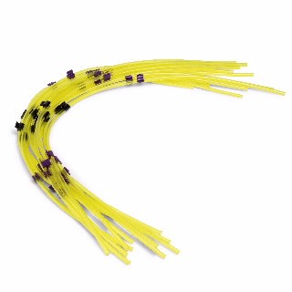 Pump tubing for UV/Vis instruments, 3 bridged, purple/black, 12/pk图片