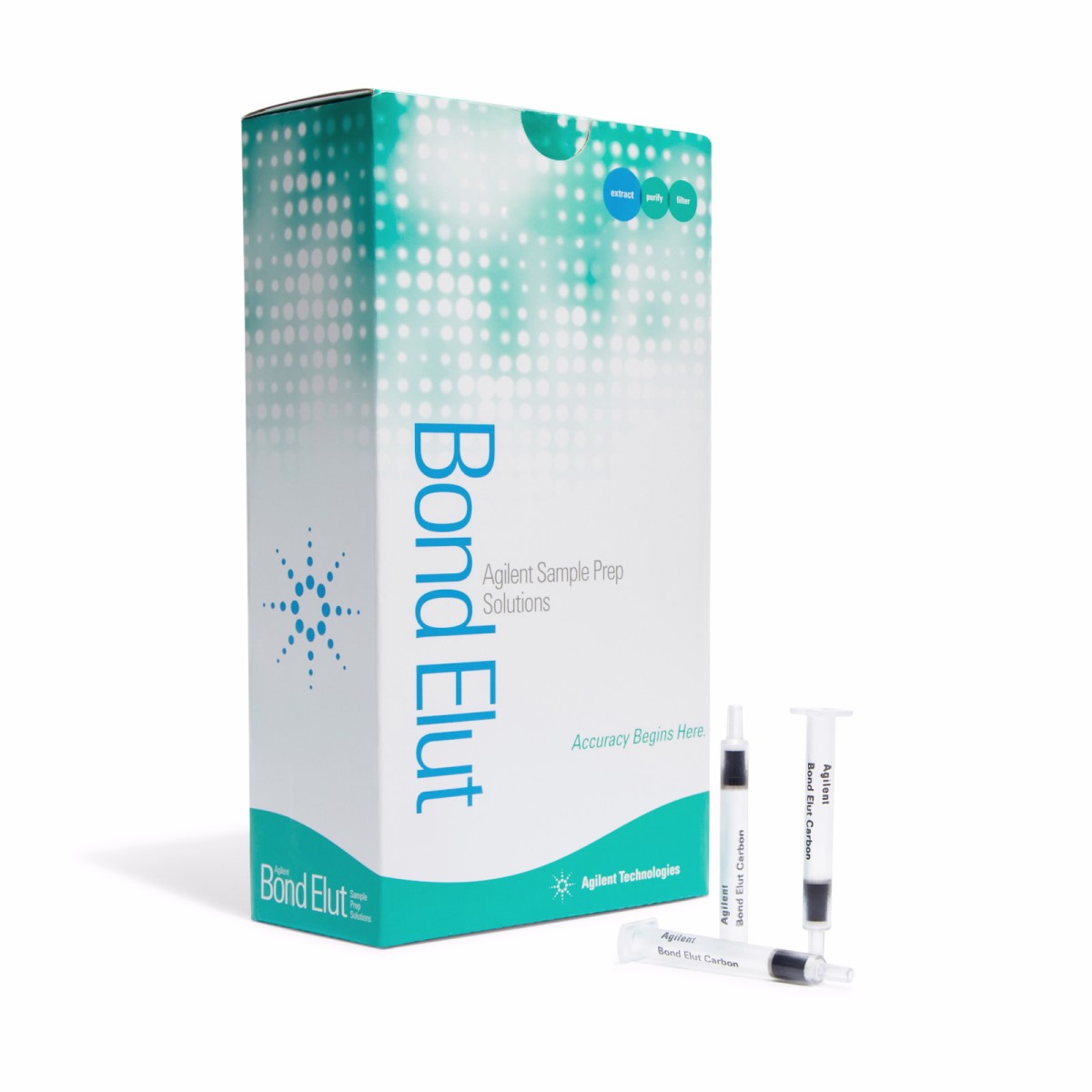 Bond Elut Carbon, 100 mg, 1 mL,100/包图片