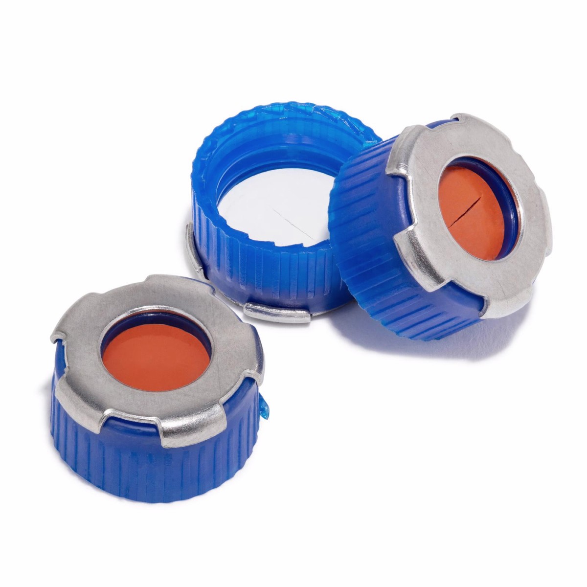 安捷伦瓶盖,螺口,固定,磁性,PTFE/硅橡胶,100/包图片