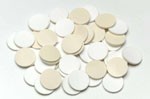 Septa, preslit PTFE/silicone, 16 mm, 100/pk图片