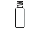 Vial, 8-425 screw top, clear, deactivated (silanized), 2 mL, 100/pk. Vial size: 12 x 32 mm (8-425 cap)图片