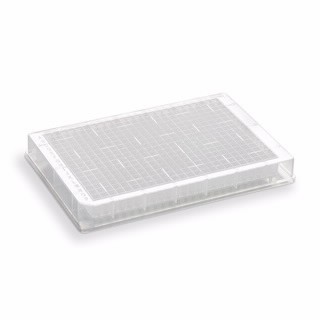 滤光片微孔板,384孔,聚丙烯,带1.2µm玻璃纤维膜,140µL/孔,长嘴型,10/包图片