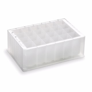 过滤器微孔板,24孔,聚丙烯,带0.45µm聚偏氟乙烯膜,10 mL/孔,长滴落,25/包图片