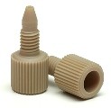 PEEK HPLC手紧式接头,内径1.6 mm(1/16英寸),2/包图片