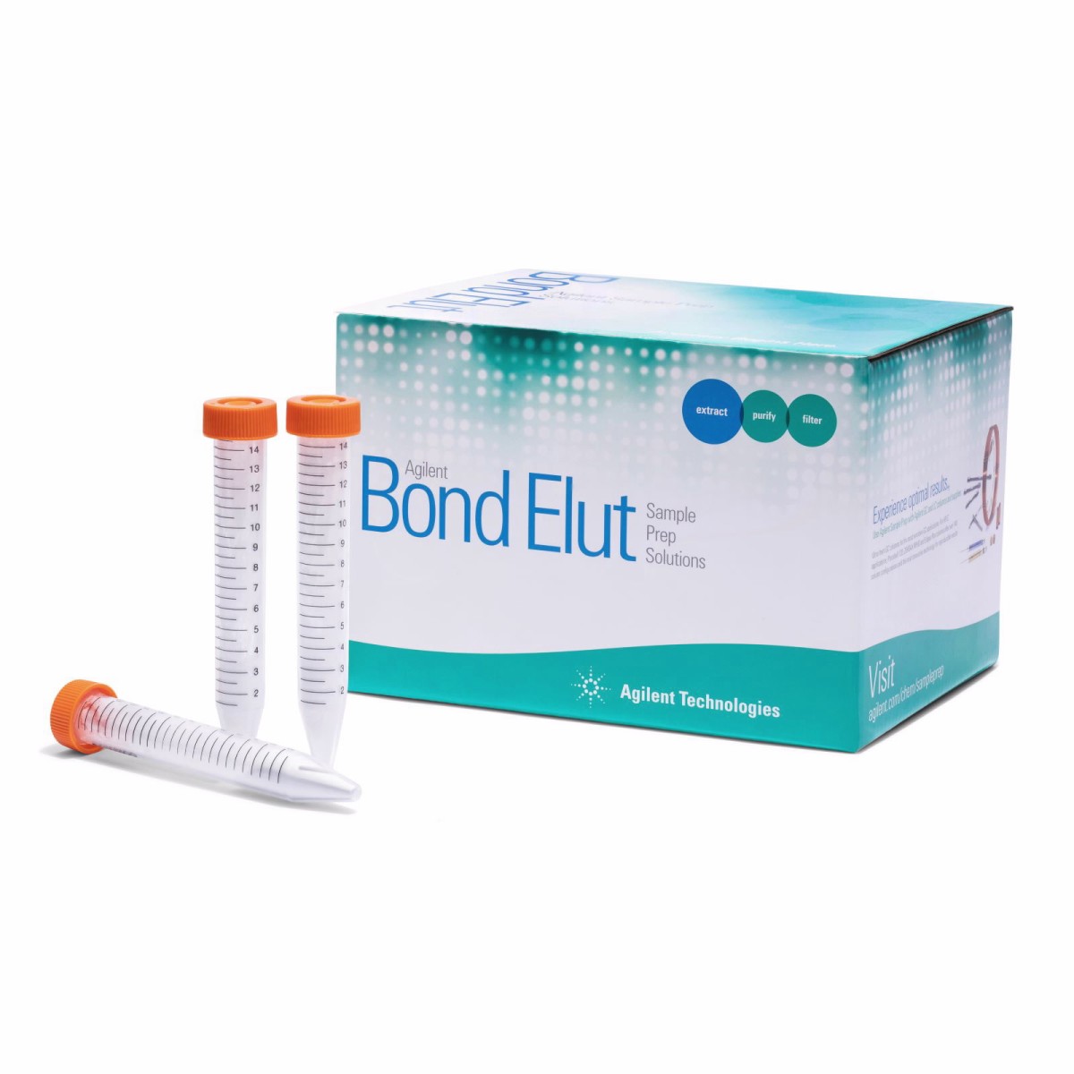 QuEChERS分散试剂盒,一般水果和蔬菜,EN方法,15 mL,50/包图片