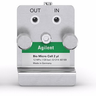 生物微量流通池,用于VWD,3 mm,2µL,带RFID标签图片