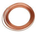 Tubing, copper, 1/8 in x 1.65 mm id, 50 ft图片