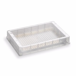 储液槽,单腔,聚丙烯,92 mL,384个金字塔形底部设计,19 mm高,25/包图片