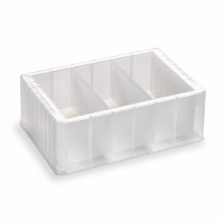 储液槽,3列,聚丙烯,95 mL/列,最大285 mL,金字塔形底部设计,44 mm高,经辐射灭菌,25/包图片