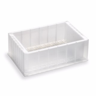 Reservoir, single cavity, irradiated polypropylene, 300 mL, 96 pyramids base geometry, 44 mm height, individually bagged, 25/pk图片