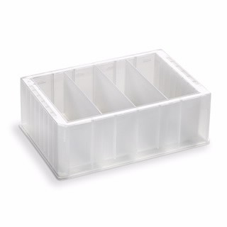 Reservoir, 4 column, polypropylene, 73 mL/column, 292 mL maximum, pyramid base geometries, 44 mm height, 25/pk图片