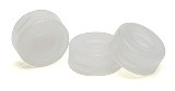 Cap, snap, clear, PTFE septa, 100/pk图片